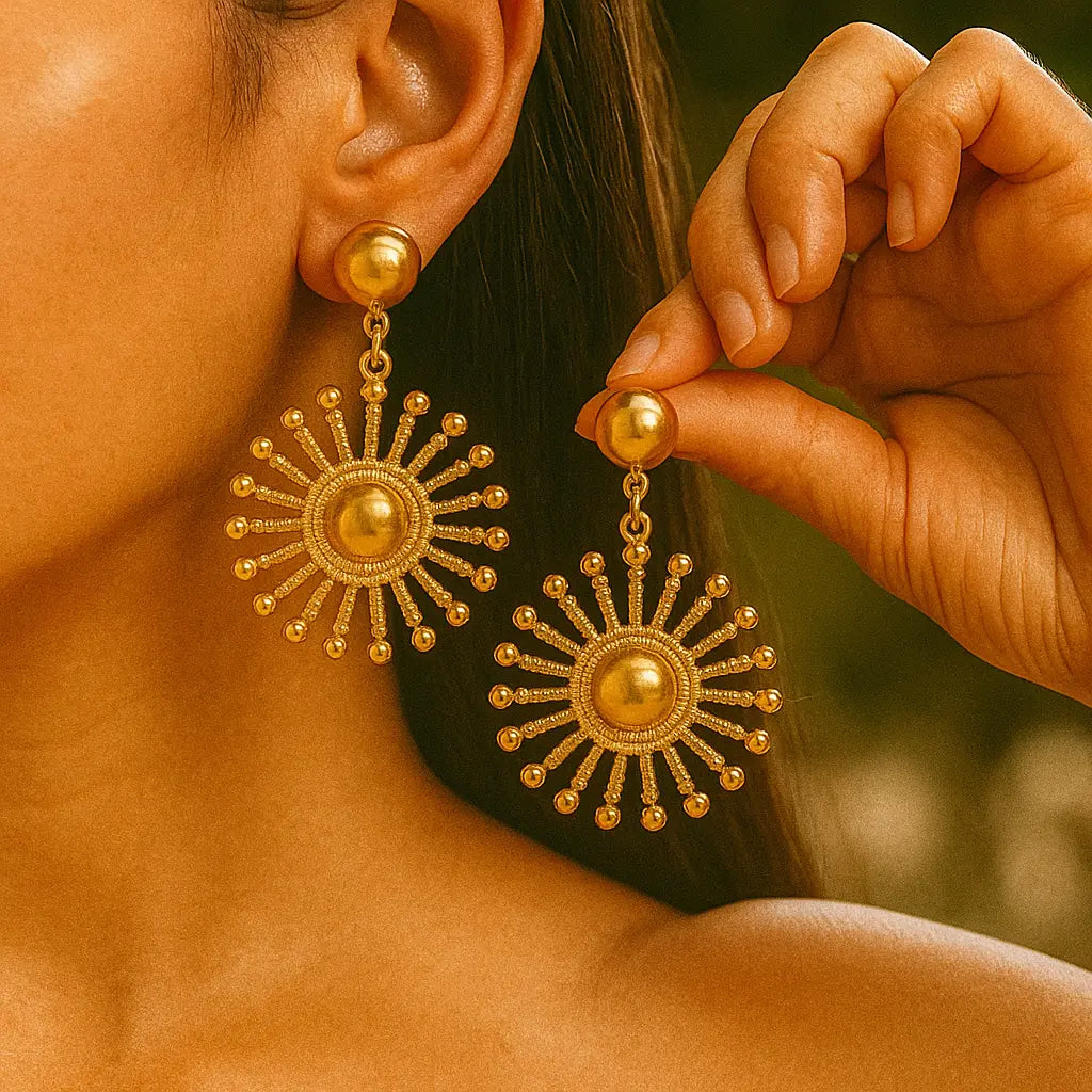 Sunburst Earrings Aurebravur