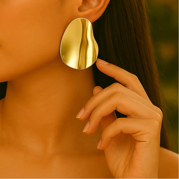 Fluid Petal Earrings Aurebravur