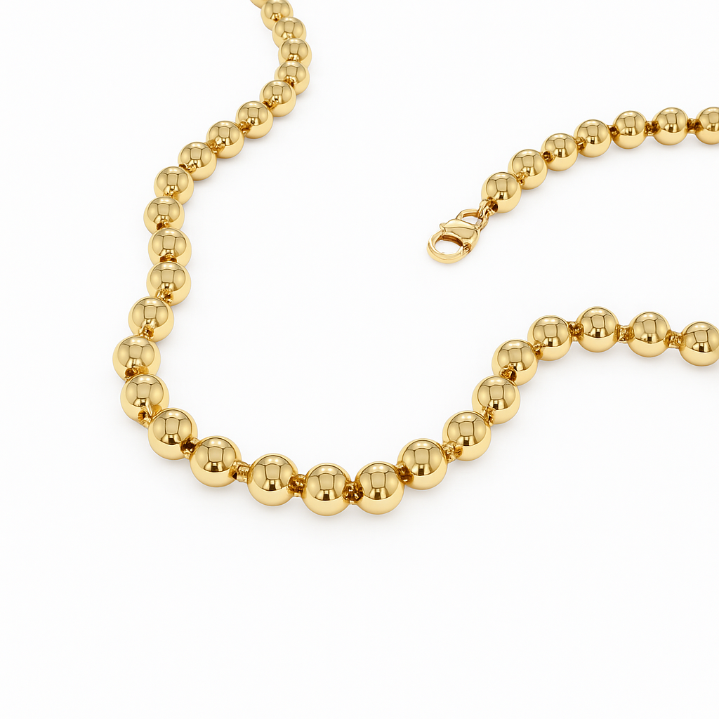 Orchid Bead Necklace