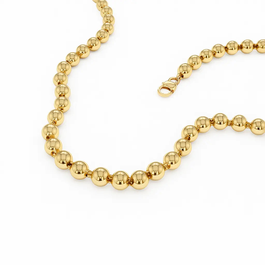 Orchid Bead Necklace Aurebravur