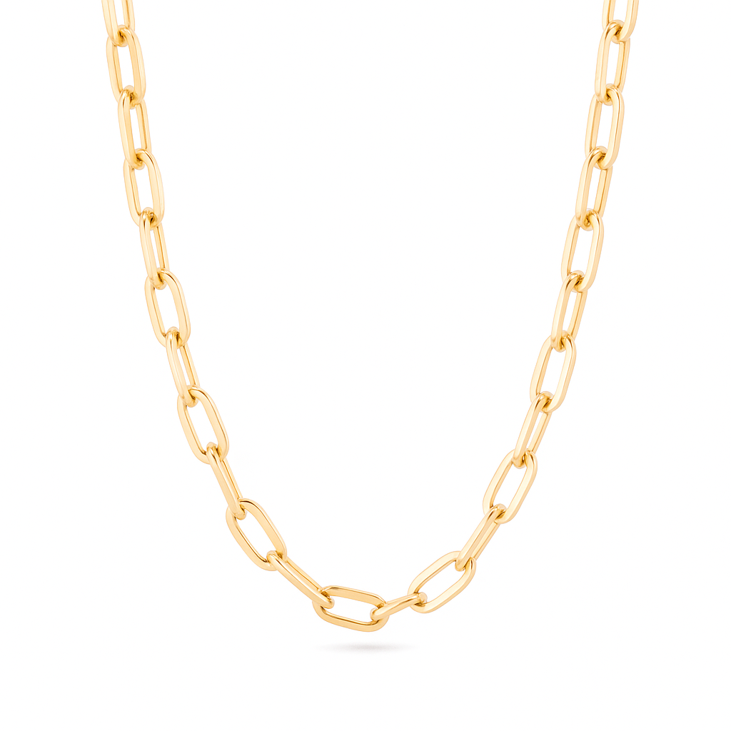 Golden Paperclip Chain