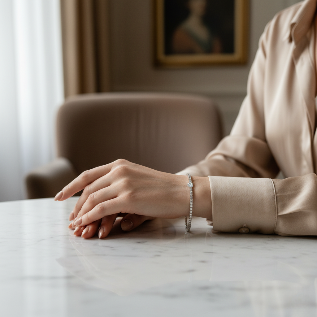 Eterna Classic Tennis Bracelet – 5mm Silver Edition