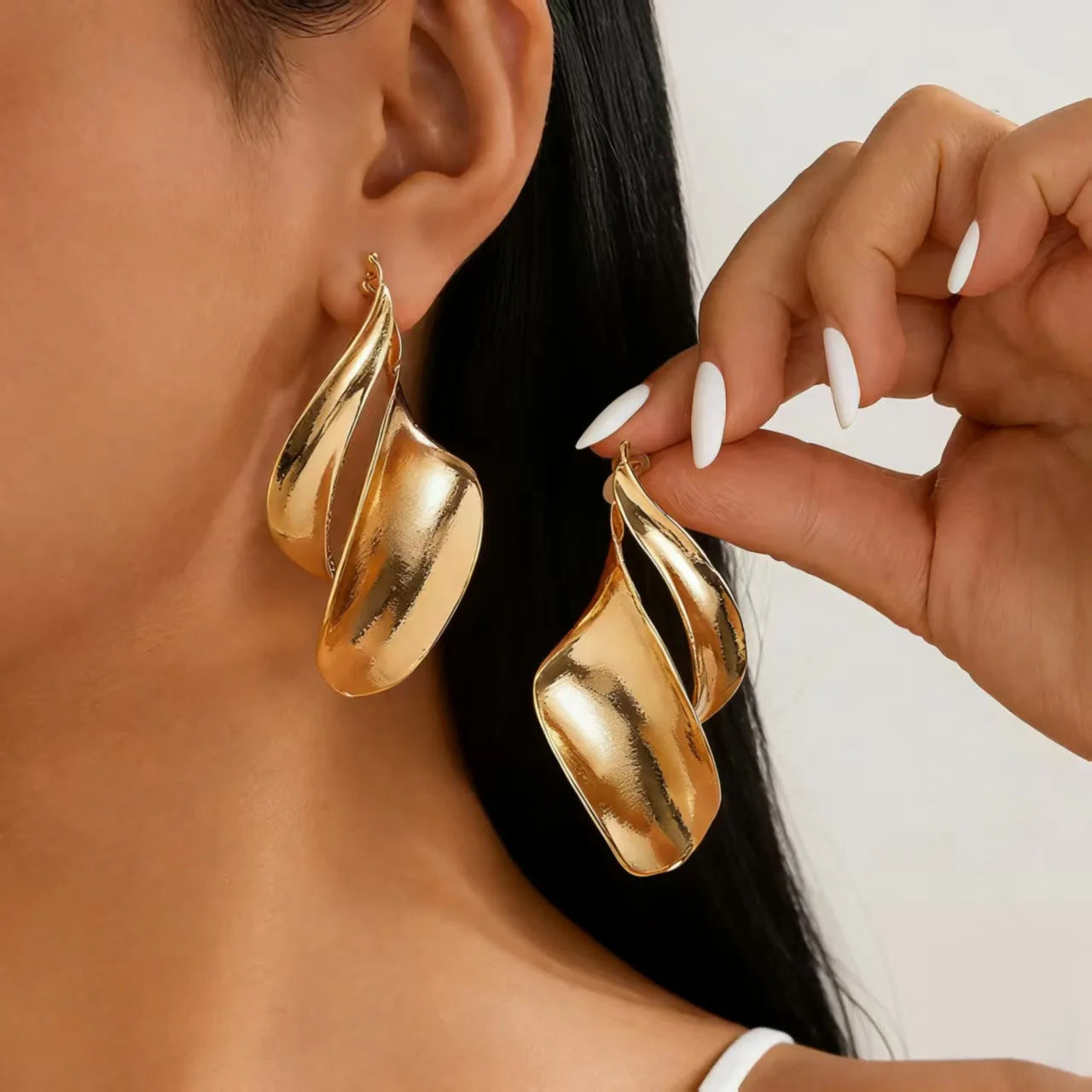 The Flame Drops | 18k Gold PVD Stainless Steel