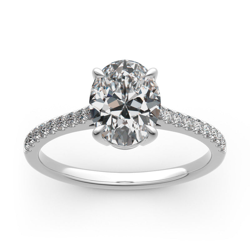 The Oval Royale | 2.00ct Moissanite Estate Ring