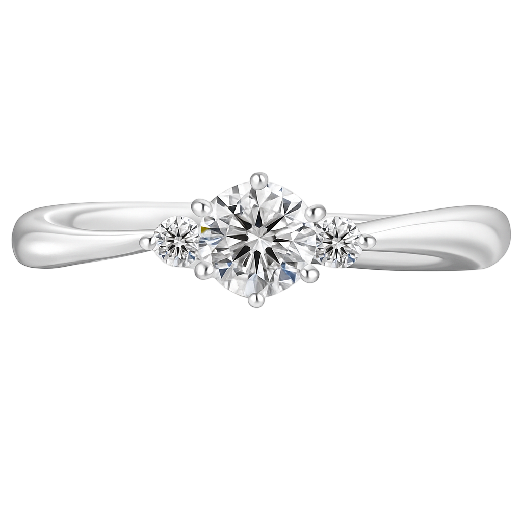 Eterna Promise Trio Moissanite Ring