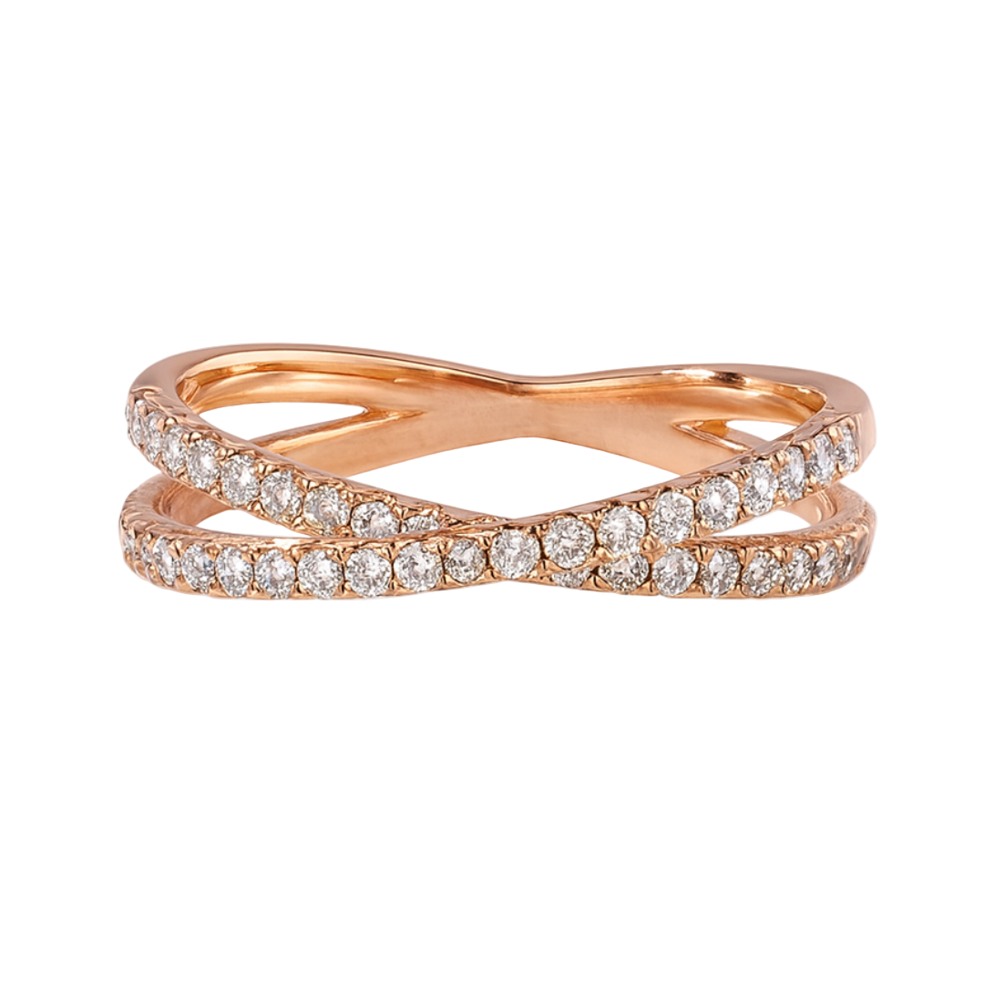 Eterna Cross Diamond IGI-Certified Lab-Grown Diamond · 18K Gold Vermeil · 925 Sterling Silver Base