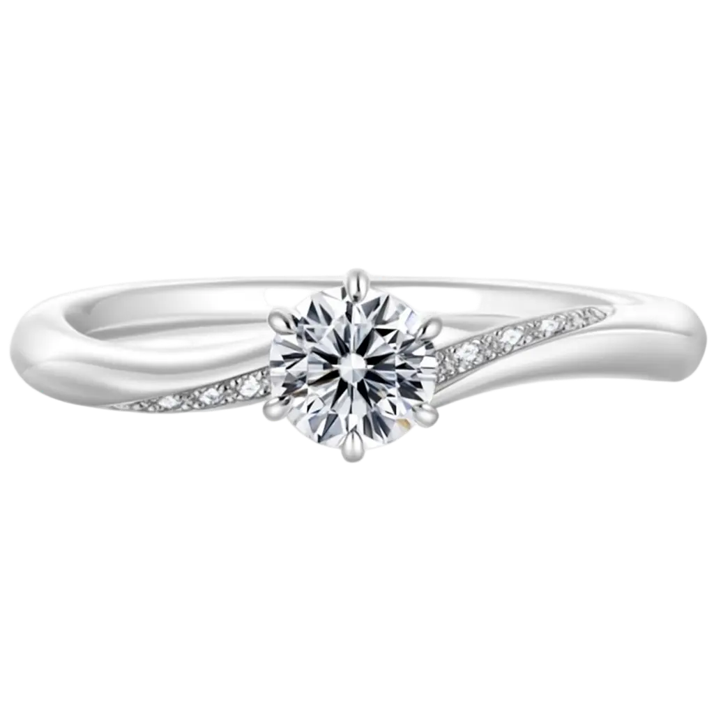 the Eterna Twist Moissanite Ring Aurebravur