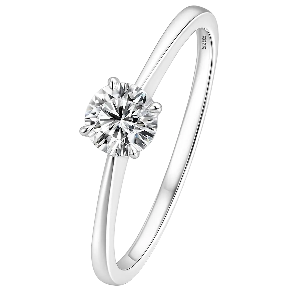 Eterna Grace Moissanite Ring Aurebravur