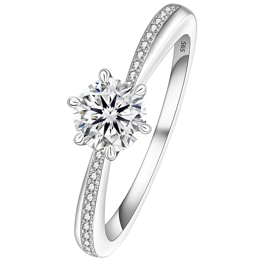 Eterna Lumière Moissanite Ring Aurebravur