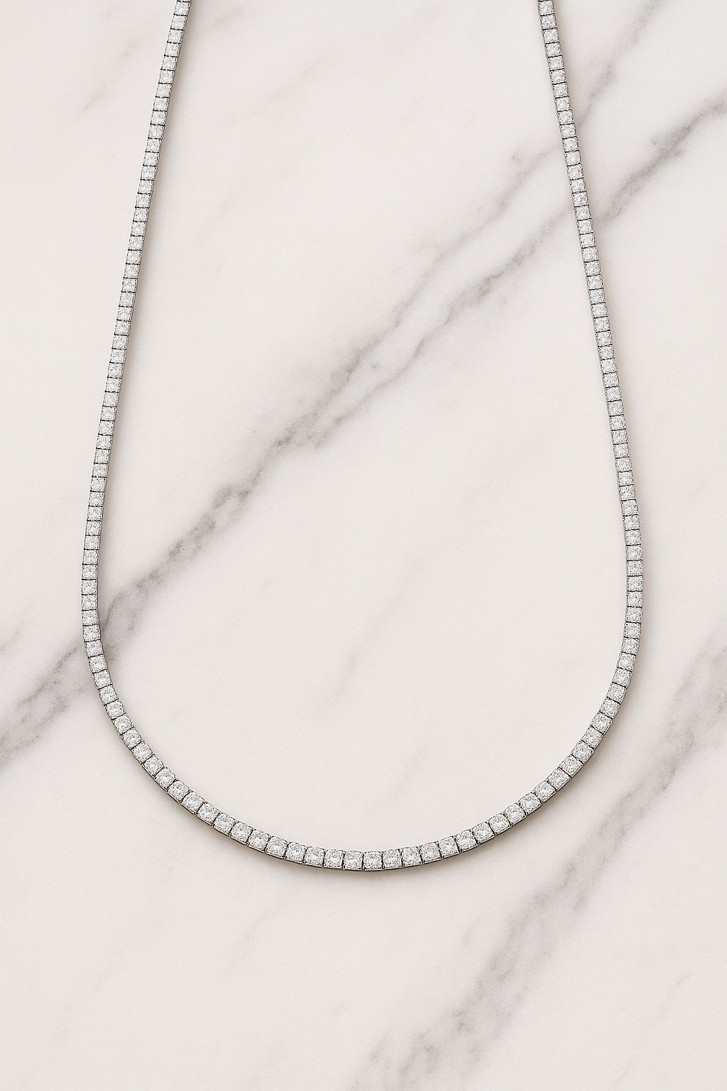 Eterna Tennis Chain – VVS1 D Moissanite