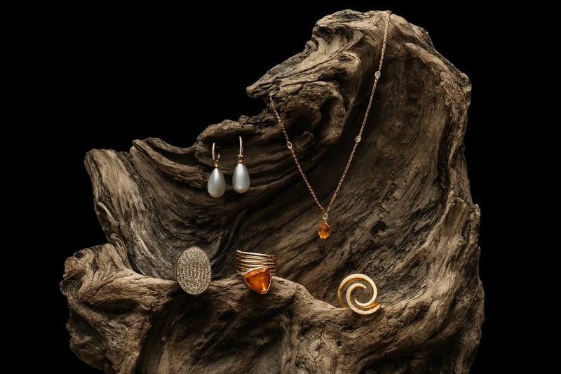 Earrings – 18K Gold Vermeil & Sterling Silver | AureBravur - Aurebravur