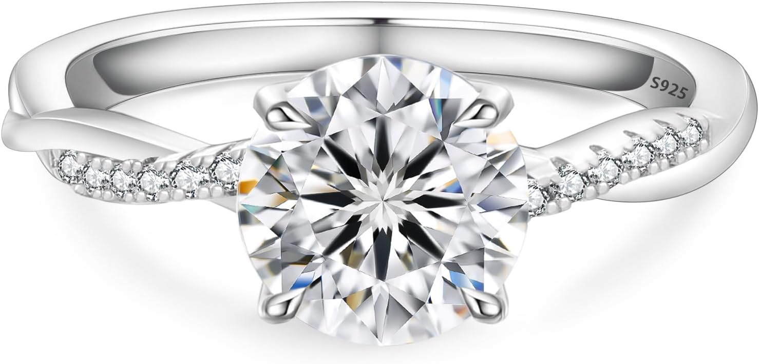 The Aria Infinity Solitaire | 2.00ct Moissanite