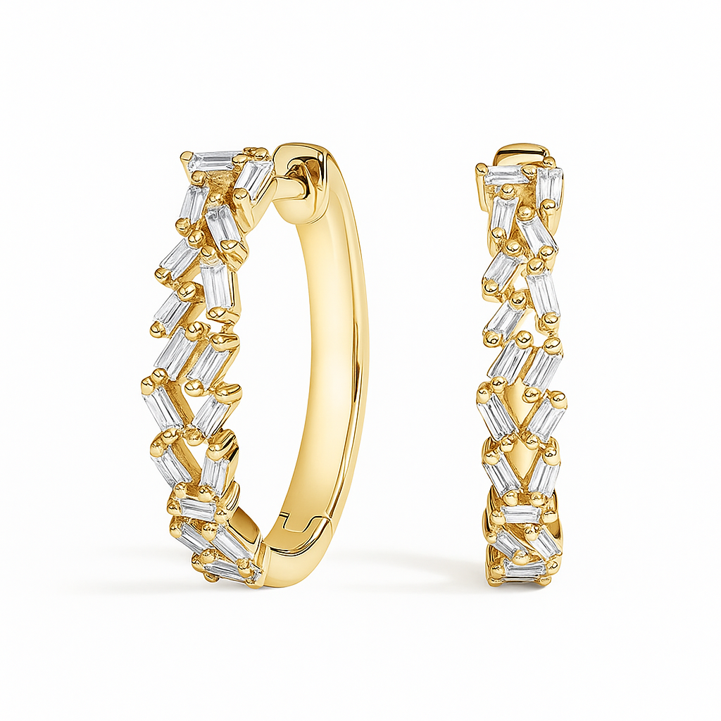Radiant Pavé Hoops