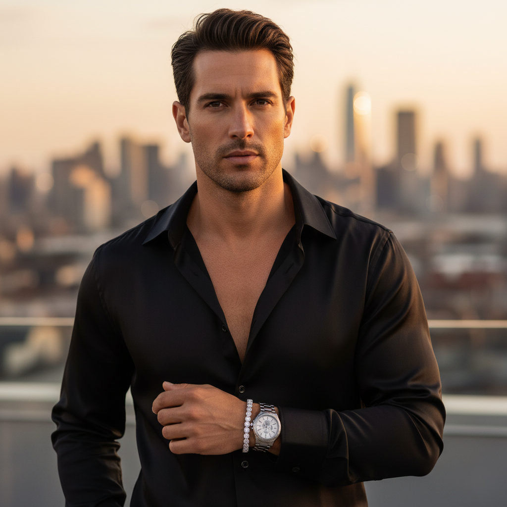 Eterna Classic Tennis Bracelet – 5mm Silver Edition