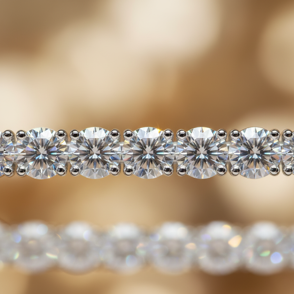 Eterna Tennis Chain – VVS1 D Moissanite