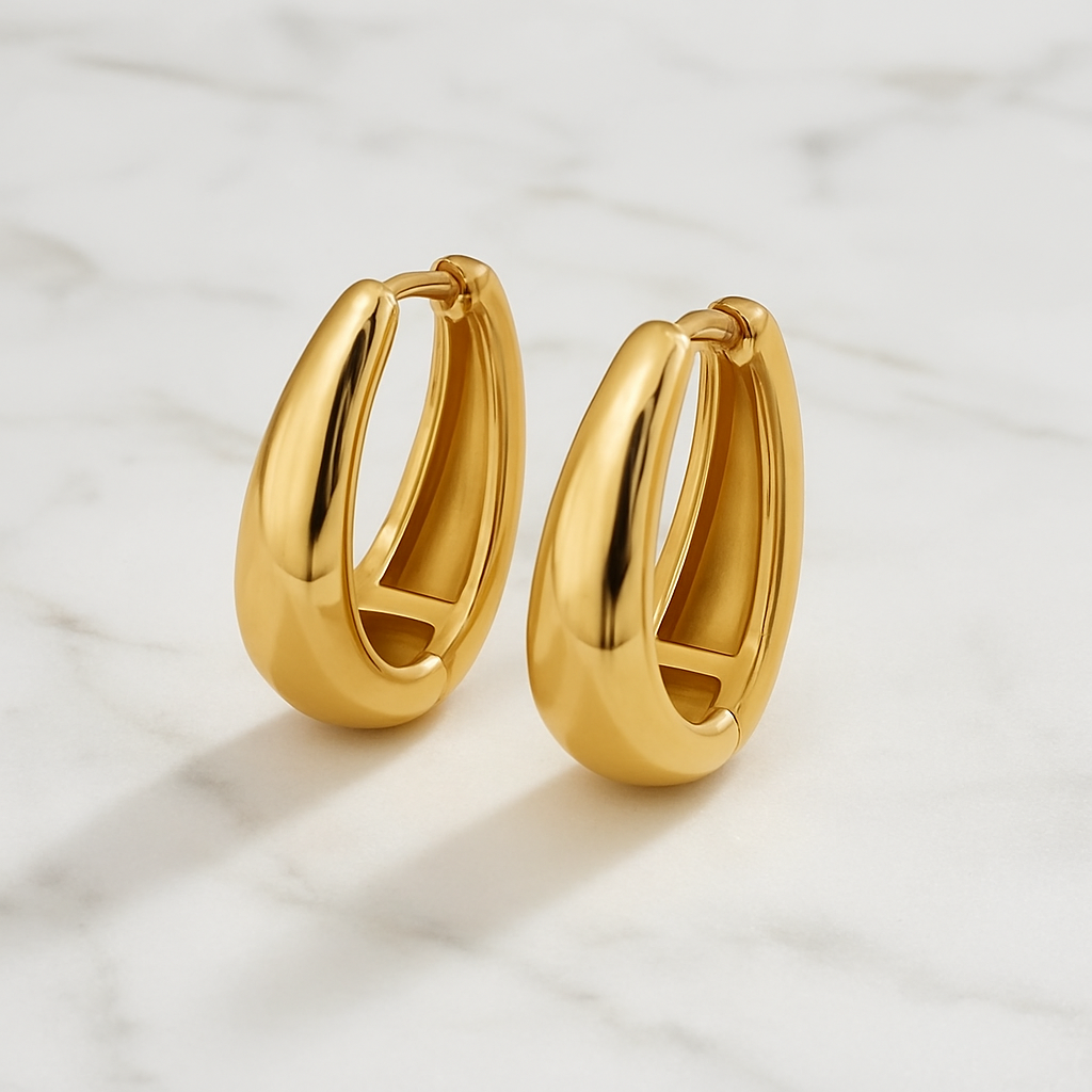 Aretes Doré Élégance