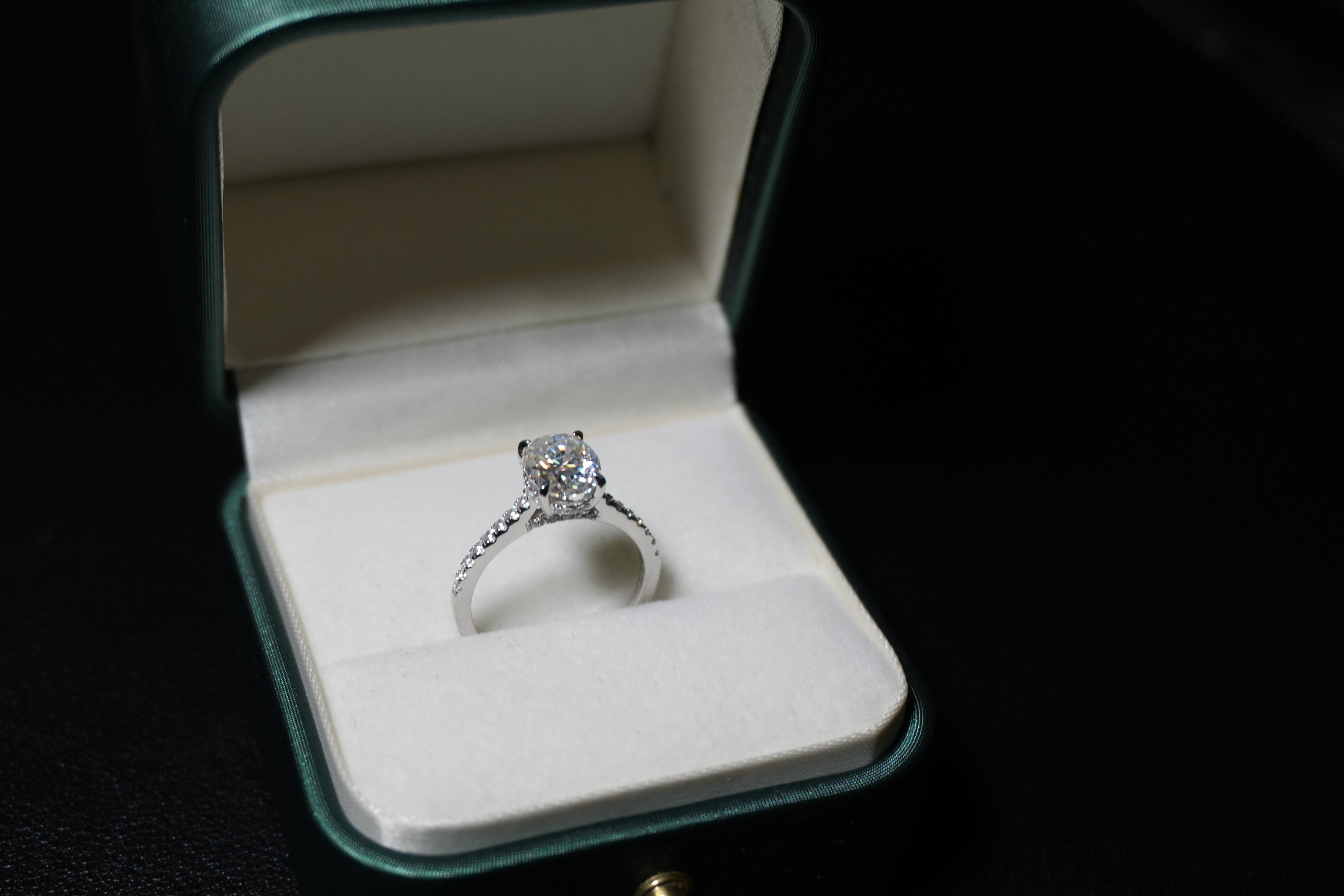The Oval Royale | 2.00ct Moissanite Estate Ring