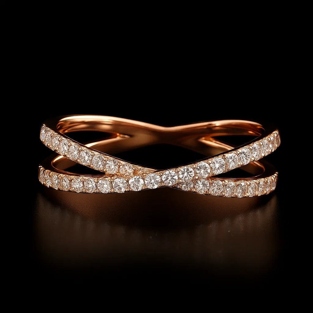 Eterna Cross Diamond IGI-Certified Lab-Grown Diamond · 18K Gold Vermeil · 925 Sterling Silver Base