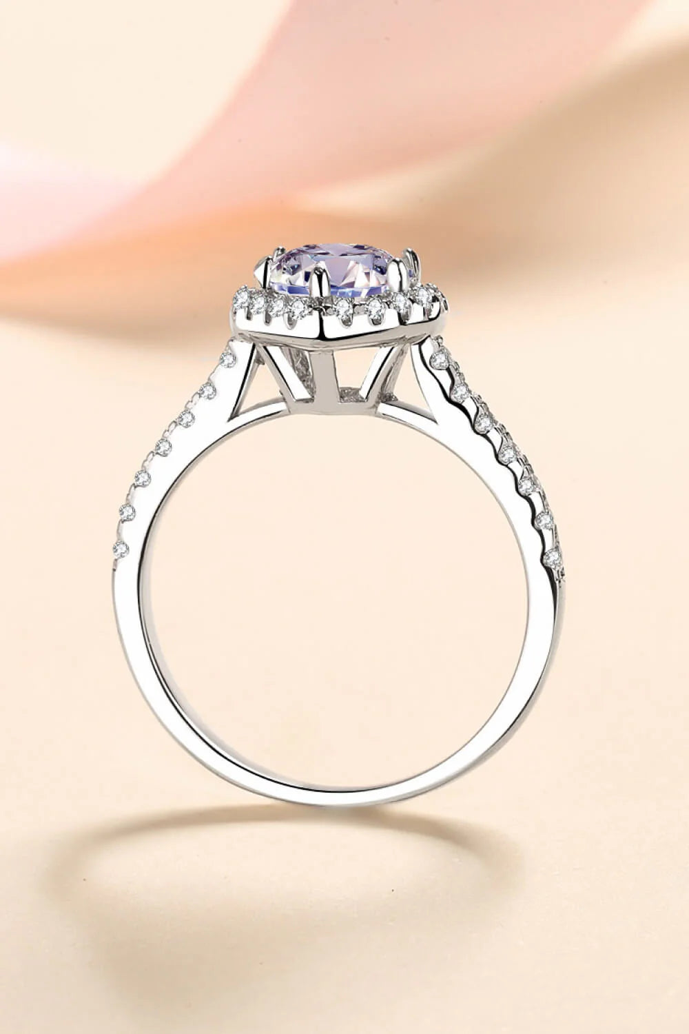 THE EMPRESS HEART RING | 1.00CT VVS MOISSANITE