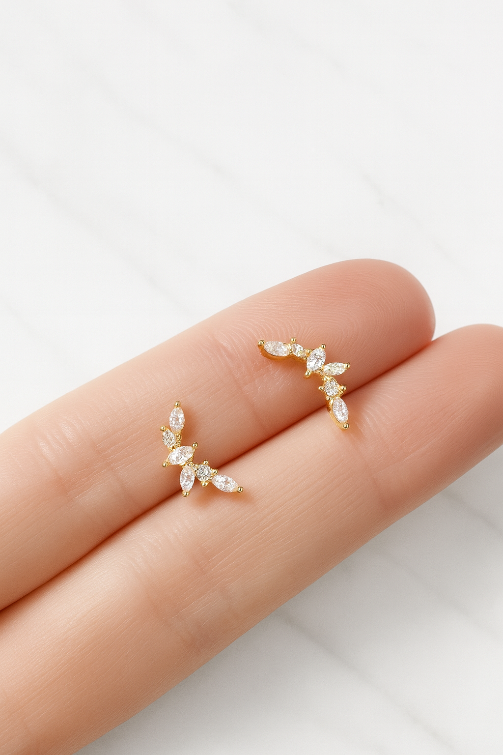 Hojas de Bravura – Plata 925 con Baño de Oro