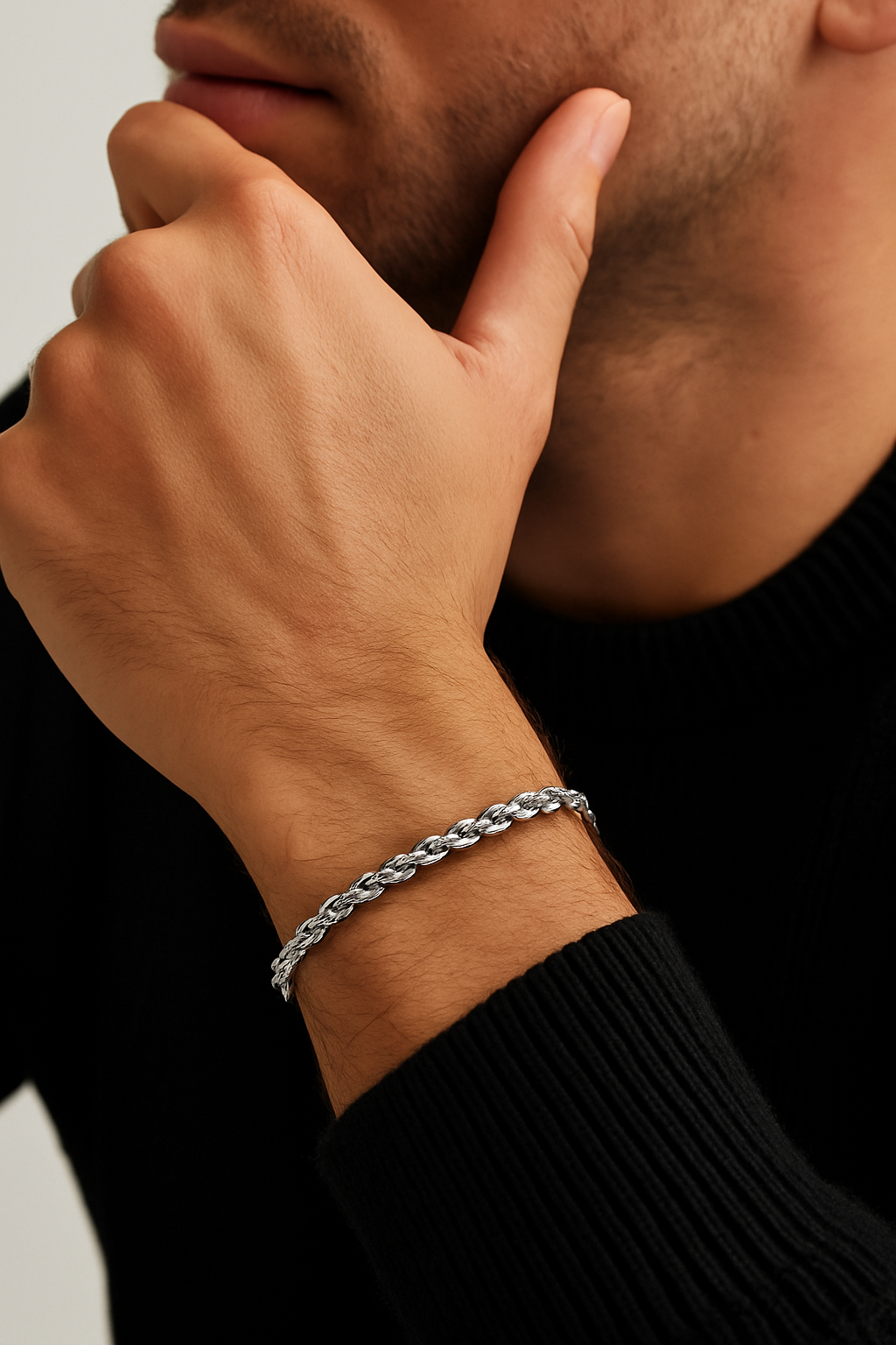 Brazalete Rope Inoxidable AureBravur 6mm